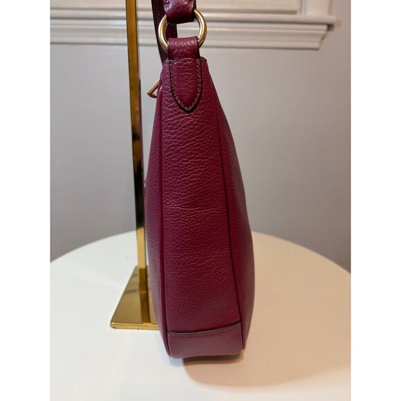 Coach Ellie File Pink Pebbled Leather Crossbody Bag EUC MSRP $350 - Picture 7 of 16